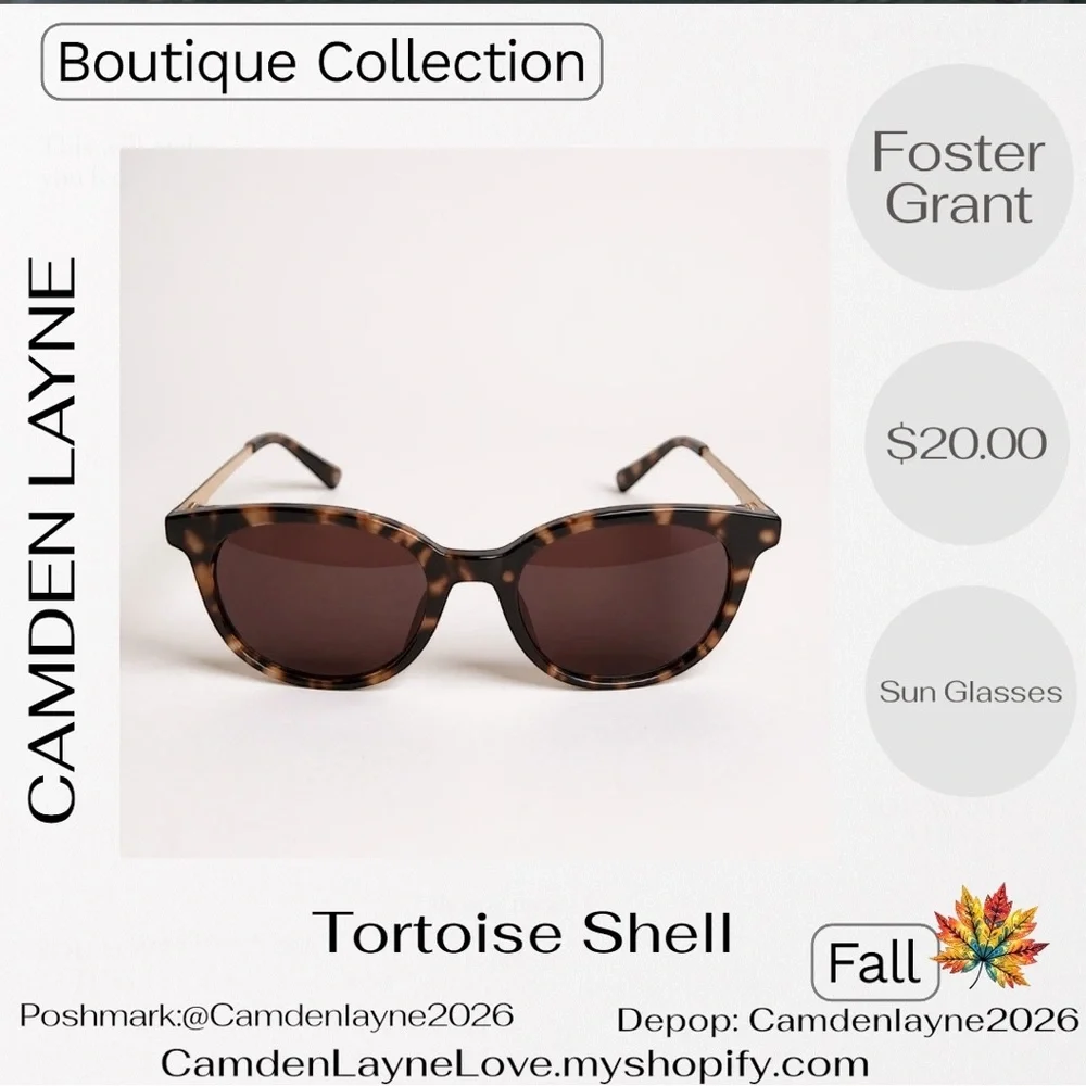 Foster Grant Tortoise Shell Sunglasses